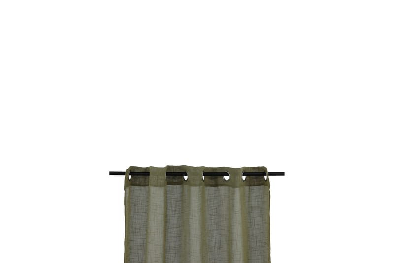 Gardin med metallring Bivarod 140x240 cm - Grønn - Maljegardiner