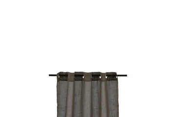 Kaya Gardin metallringer 140x290 cm - Brun - Tekstiler & tepper - Gardiner - Gardinlengder - Maljegardiner