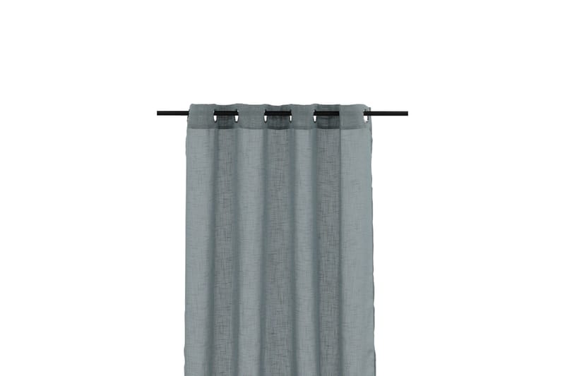 Kaya Gardin metallringer 140x290 cm - Grå - Tekstiler & tepper - Gardiner - Gardinlengder - Maljegardiner