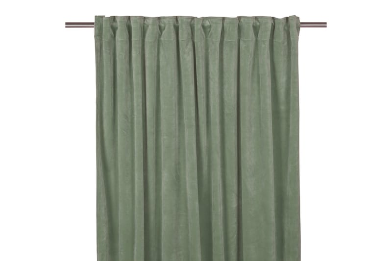 Sammetsgardin Velvet Multibåndlengde 2-pk 240 cm Agavegrønn - Hanklengde