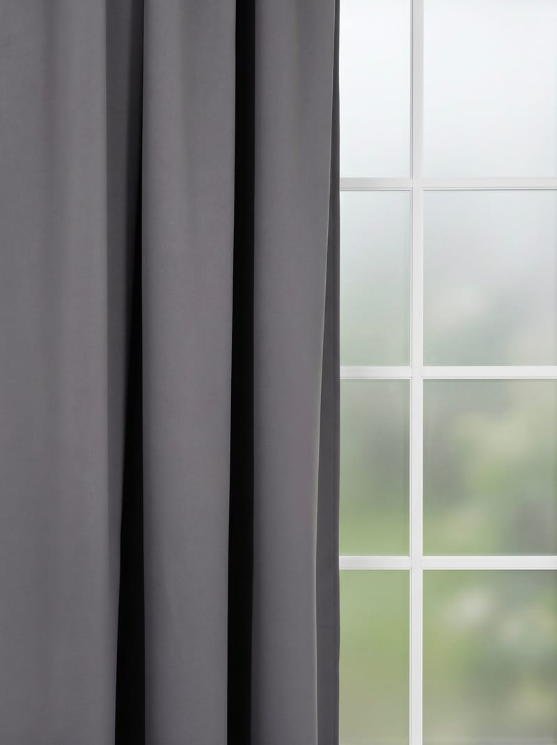 Mørkleggingsgardin Klara 140x250 cm - Grå - Tekstiler & tepper - Gardiner - Mørkleggingsgardin
