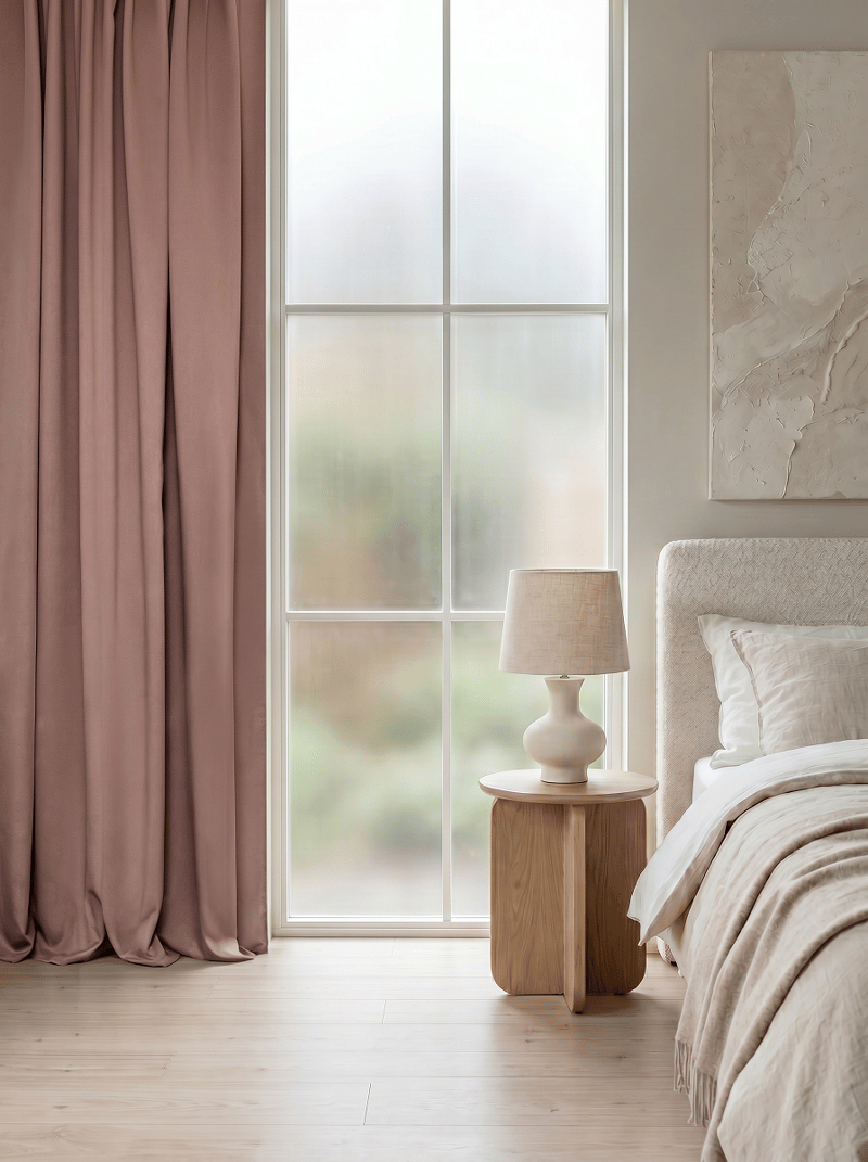 Mørkleggingsgardin Klara 140x250 cm - Taupe - Tekstiler & tepper - Gardiner - Mørkleggingsgardin
