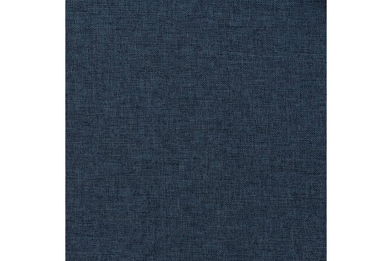 Lystett gardin med kroker og lin-design blå 290x245 cm - Blå - Mørkleggingsgardin