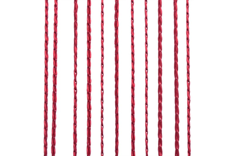 Trådgardiner 2 stk 100x250 cm burgunder - Rød - Mørkleggingsgardin