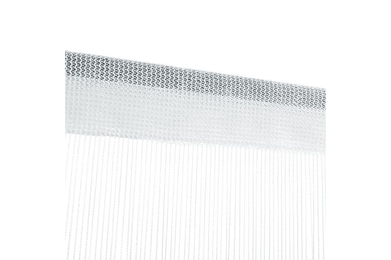 Trådgardiner 2 stk 100x250 cm hvit - Hvit - Mørkleggingsgardin
