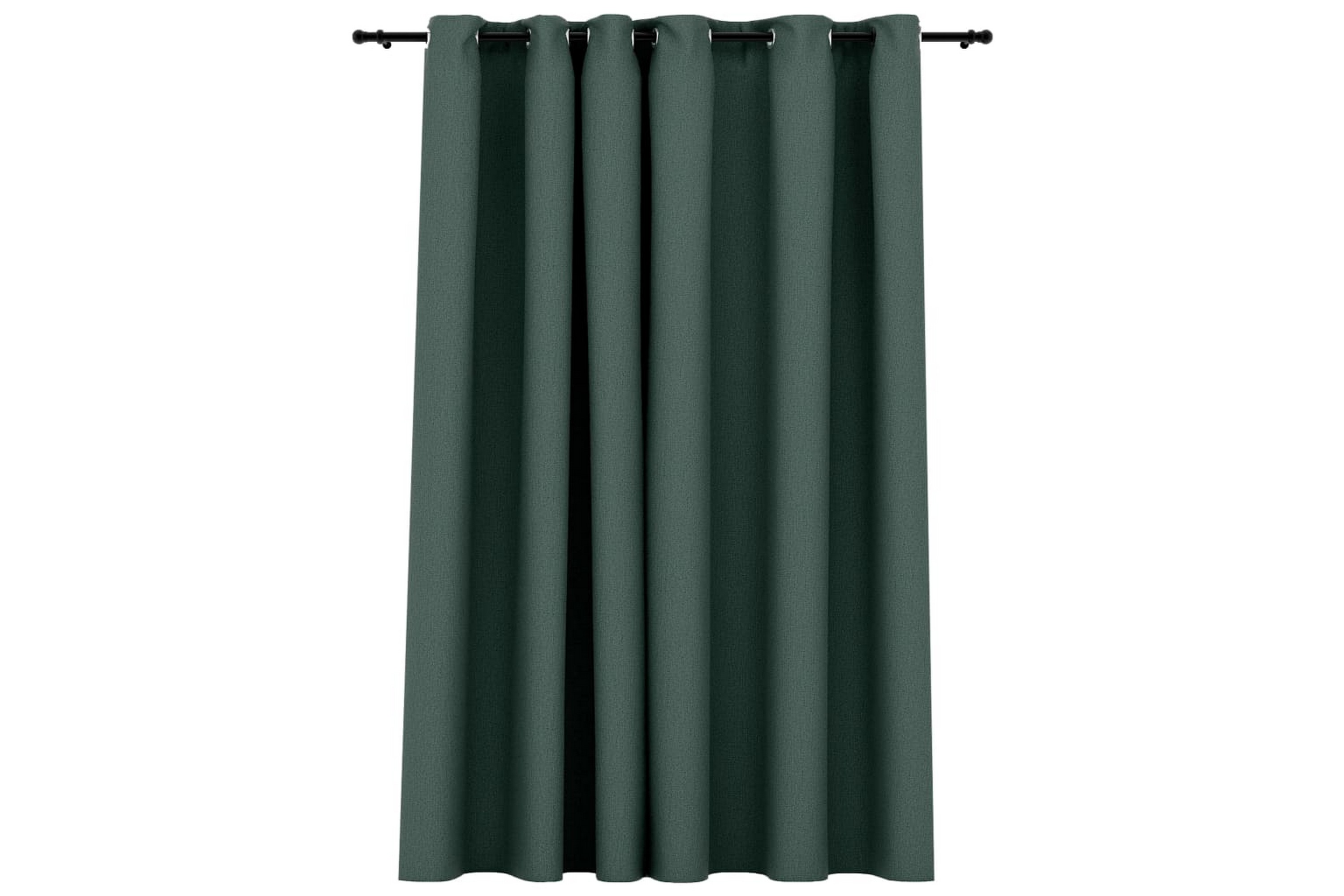 Be Basic Lystette gardiner maljer og lin-design grønn 290x245 cm -