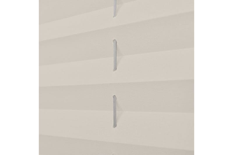 Plissegardiner 70 x 125 cm Krem - Hvit - Persienner