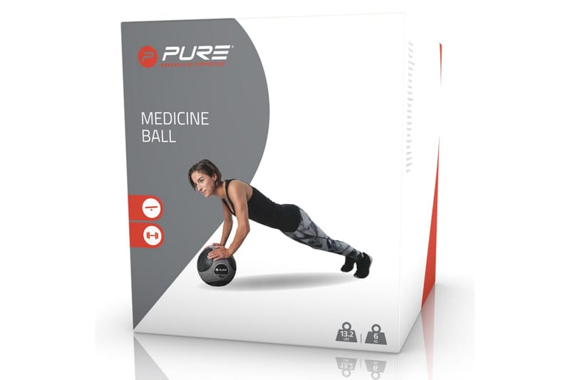 Pure2Improve Medisinball 6 kg grå -   - Persienner