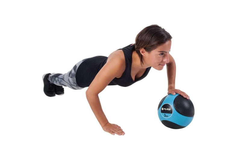Pure2Improve Medisinball 3 kg blå - Persienner