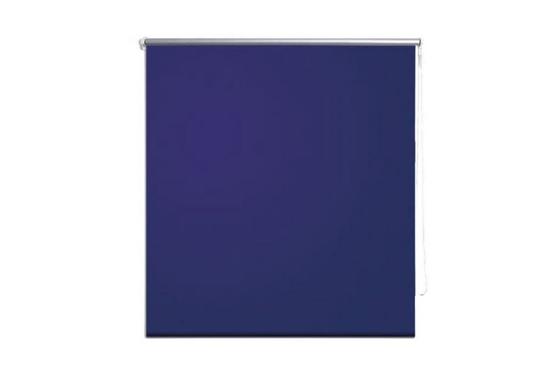 Rullegardin 80 x 175 cm marineblå - Blå|Hvit - Rullegardin