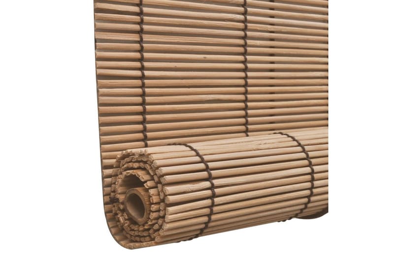 Rullegardin bambus 140x220 cm brun - Brun - Rullegardin