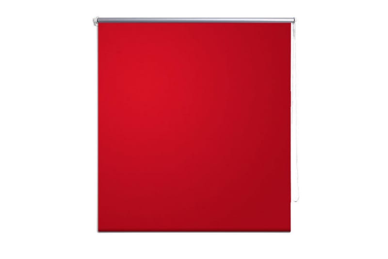 Rullegardin Blackout 80 x 230 cm Rød - Rød|Hvit - Rullegardin