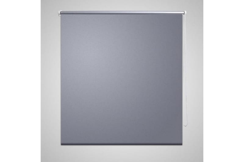Rullegardin 100 x 175 cm grå - Hvit - Rullegardin