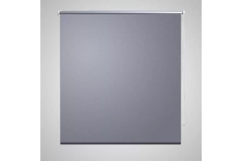 Rullegardin 140 x 175 cm grå - Hvit - Rullegardin