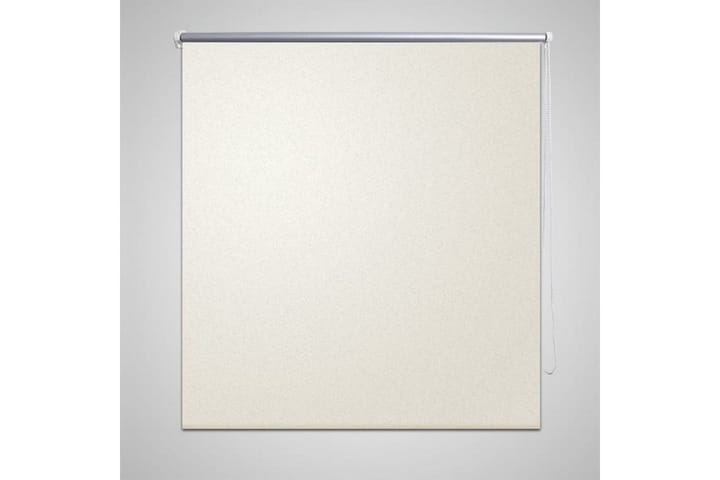 Rullegardin 160 x 175 cm beige-hvit - Beige|Hvit - Rullegardin