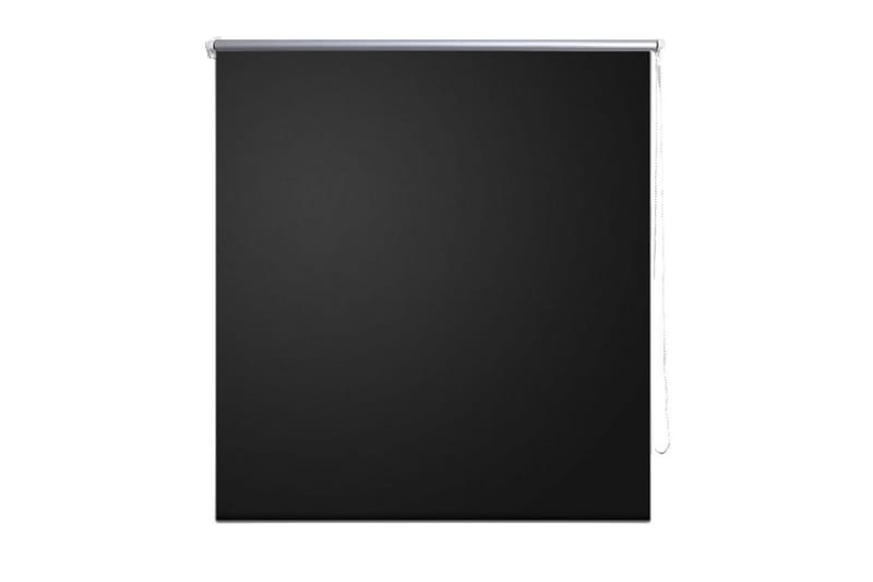 Rullegardin Blackout 120 x 230 cm Svart - Hvit|Svart - Rullegardin