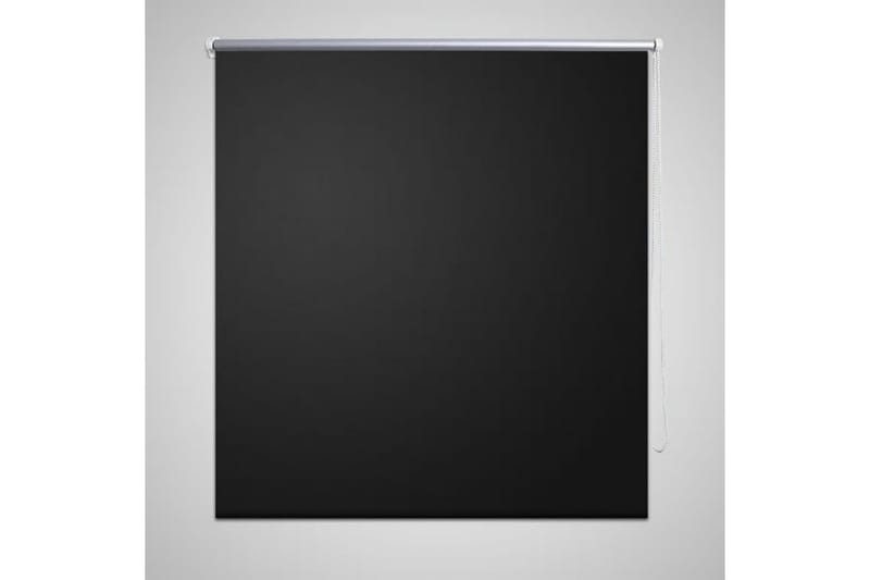 Rullegardin Blackout 85 x 175 cm Svart - Hvit|Svart - Rullegardin