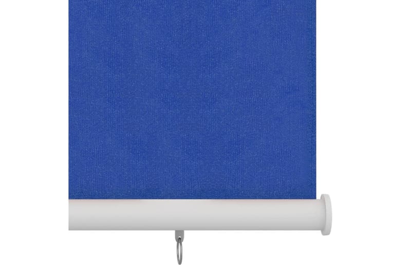 Utendørs rullegardin 100x140 cm blå HDPE - Blå - Rullegardin