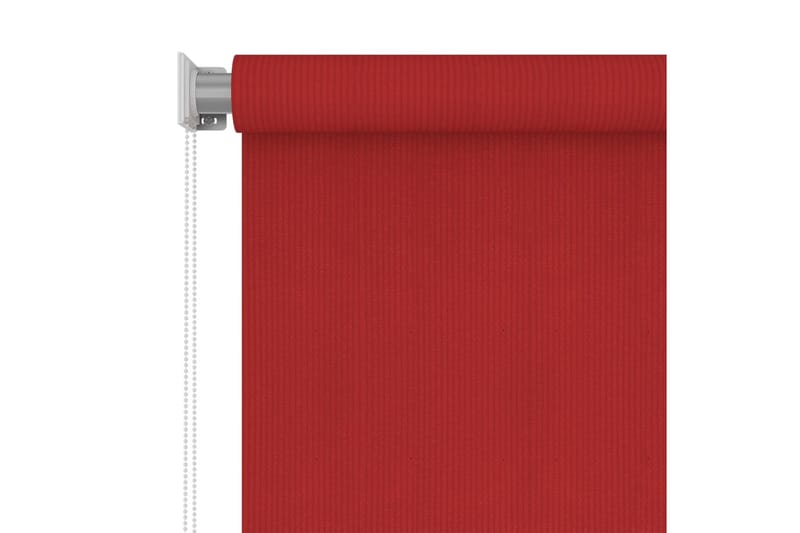Utendørs rullegardin 160x230 cm rød HDPE - Rød - Rullegardin