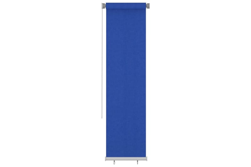 Utendørs rullegardin 60x230 cm blå HDPE - Blå - Rullegardin