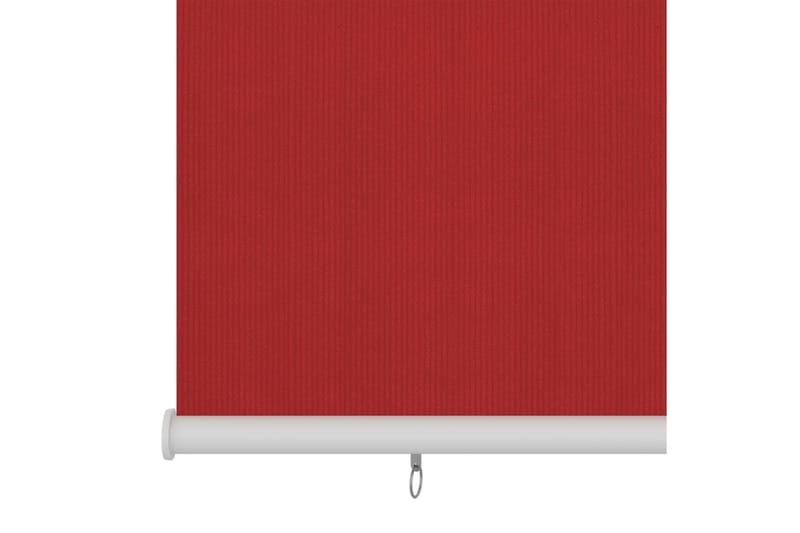 Utendørs rullegardin 80x140 cm rød HDPE - Rød - Rullegardin