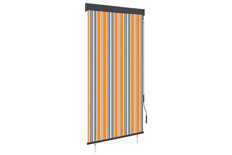 Utendørs rullegardin 80x250 cm gul og blå - Rullegardin