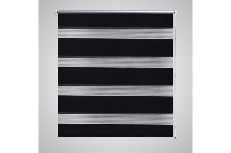 Zebra Gardiner 40 x 100 cm Svart - Hvit - Rullegardin
