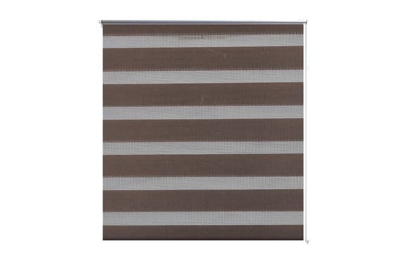 Zebra Gardiner 80 x 150 cm Kaffe Farge - Beige|Hvit - Rullegardin