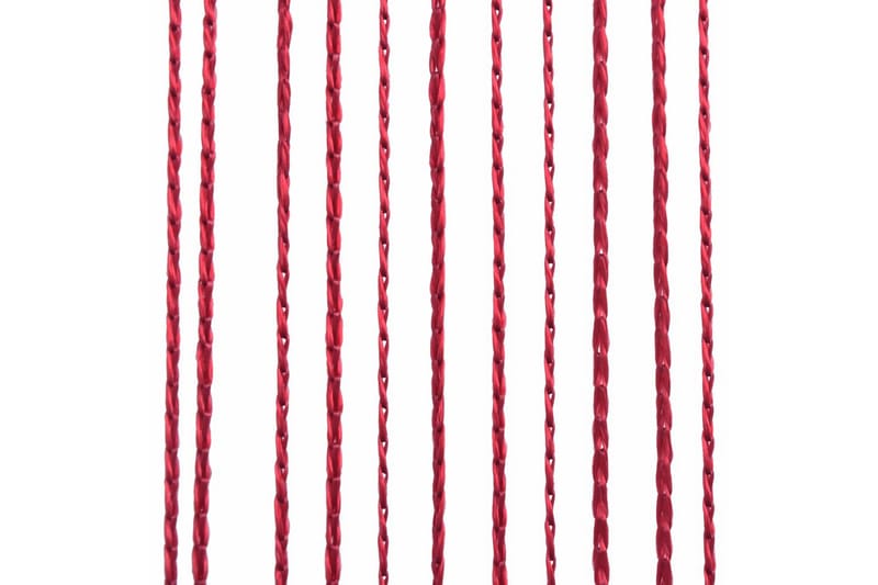 Trådgardiner 2 stk 140x250 cm burgunder - Rød - Mørkleggingsgardin