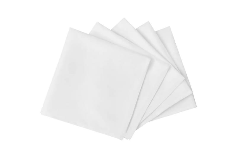 100 Middags servietter hvit 50 x 50 cm - Hvit - Kjøkkentekstiler - Tøyserviett