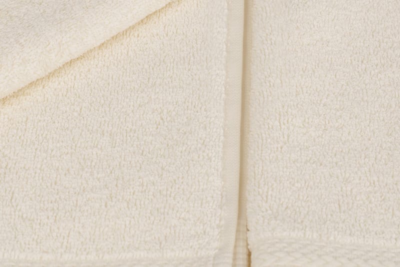 Håndkle Hobby 30x50 cm 6-pk - Creme - Baderomstekstiler - Håndklær