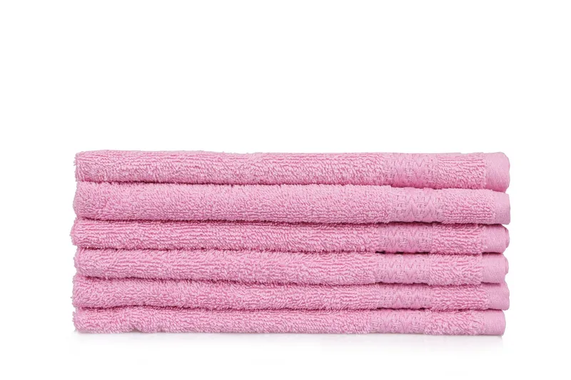 Hobby Håndkle 30x50 cm 6-pk - Rosa - Tekstiler & tepper - Baderomstekstiler - Håndklær