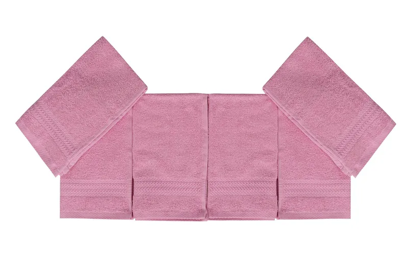 Hobby Håndkle 30x50 cm 6-pk - Rosa - Tekstiler & tepper - Kjøkkentekstiler