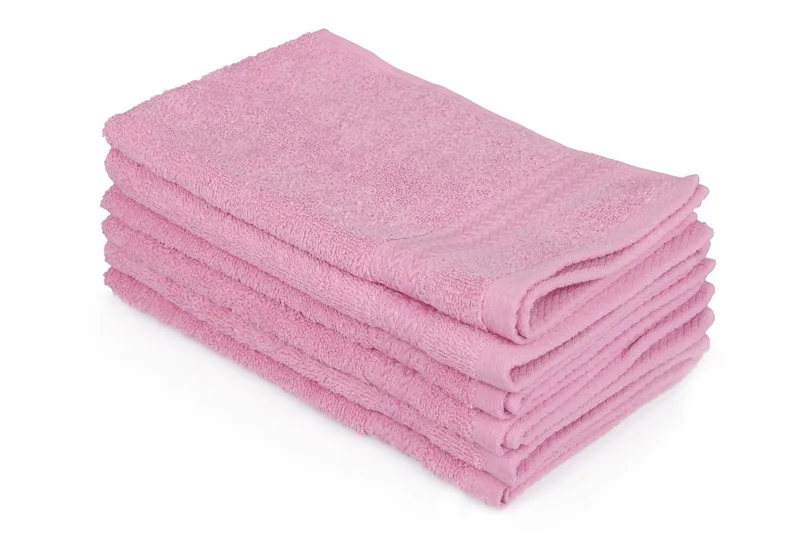 Hobby Håndkle 30x50 cm 6-pk, Rosa