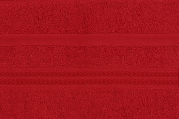 Hobby Håndkle 30x50 cm 6-pk - Rød - Tekstiler & tepper - Baderomstekstiler - Håndklær