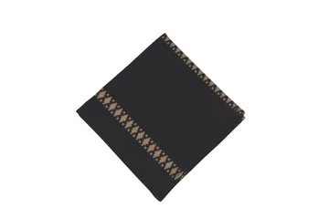 Karl Tøyservietter 50x50 cm - Svart - Tekstiler & tepper - Kjøkkentekstiler