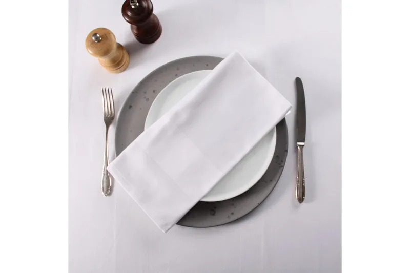 Serviett Fritz Magnus Trading Delight 50 x 50 cm Hvit - Tekstiler & tepper - Kjøkkentekstiler