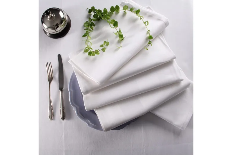 Serviett Fritz Magnus Trading Delight 50 x 50 cm Hvit - Tekstiler & tepper - Kjøkkentekstiler