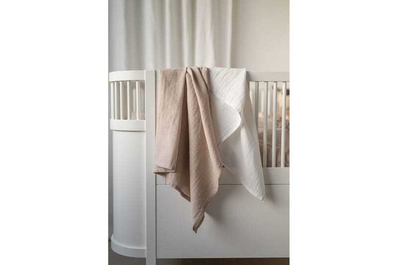 Muslinwrap 2-pakning - Hvit/Sand (70 x 70 cm) - Tekstiler & tepper - Barnetekstiler - Babyteppe