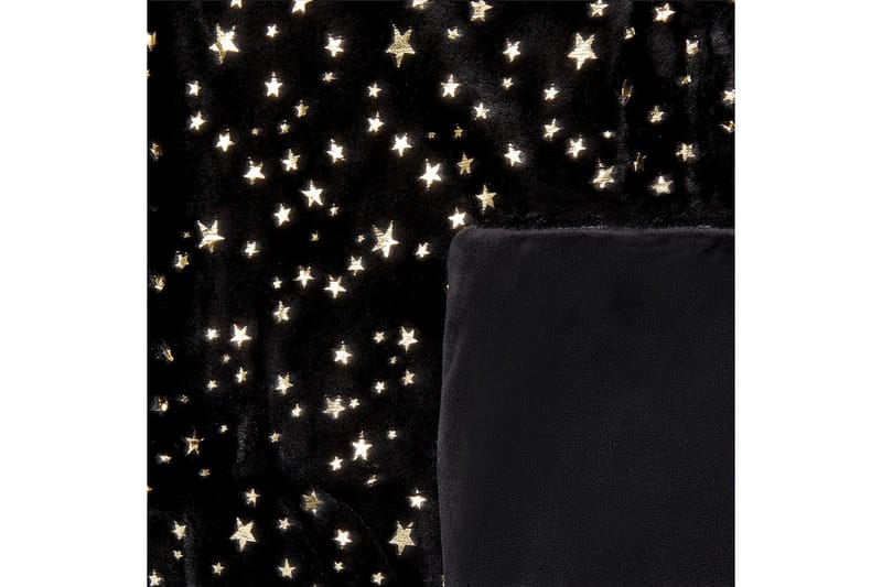 Pledd Alazeya Svart/gull, 150x200 cm - Svart/gull, 150x200 cm - Tekstiler & tepper - Tepper & pledd