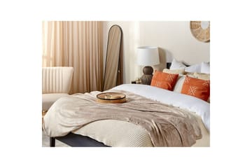 Pledd Bayburt Beige, 200x220 cm - Beige, 200x220 cm - Tekstiler & tepper - Tepper & pledd