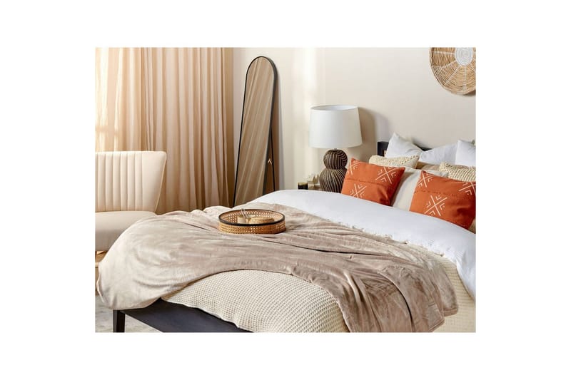 Pledd Bayburt Beige, 200x220 cm - Beige, 200x220 cm - Tekstiler & tepper - Tepper & pledd