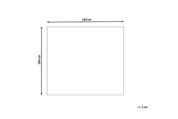Pledd Bayburt Grå, 200x220 cm - Grå, 200x220 cm - Tekstiler & tepper - Tepper & pledd