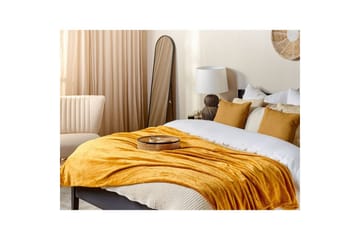 Pledd Bayburt Oransje, 150x200 cm - Oransje, 150x200 cm - Tekstiler & tepper - Tepper & pledd