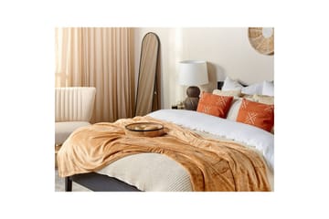 Pledd Bayburt Sandbeige, 150x200 cm - Sandbeige, 150x200 cm - Tekstiler & tepper - Tepper & pledd