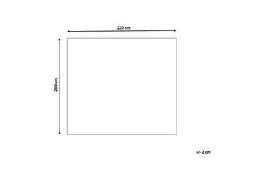 Pledd Bjas Blå, 200x220 cm - Blå, 200x220 cm - Tekstiler & tepper - Tepper & pledd