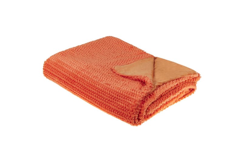 Pledd Bjas Oransje, 150x200 cm - Oransje, 150x200 cm - Tekstiler & tepper - Tepper & pledd