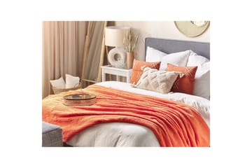Pledd Bjas Oransje, 150x200 cm - Oransje, 150x200 cm - Tekstiler & tepper - Tepper & pledd