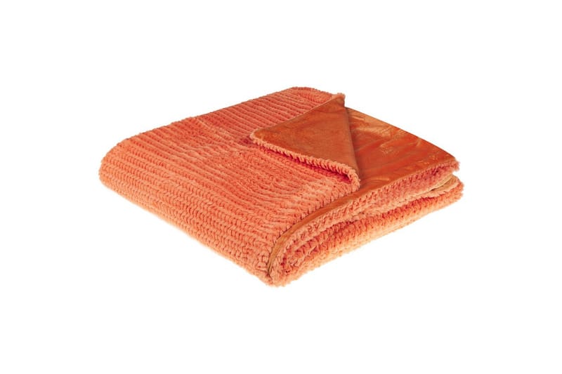 Pledd Bjas Oransje, 200x220 cm - Oransje, 200x220 cm - Tekstiler & tepper - Tepper & pledd