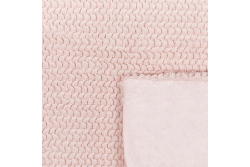 Pledd Bjas Rosa, 150x200 cm - Rosa, 150x200 cm - Tekstiler & tepper - Tepper & pledd